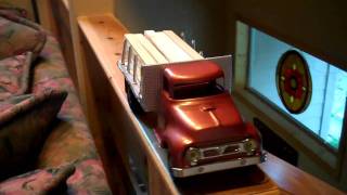 1957 Tonka Lumber truck [upl. by Aicittel781]