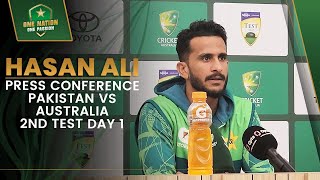 Hasan Ali Press Conference  Pakistan vs Australia 2nd Test Day 1  PCB  MA2A [upl. by Iahcedrom272]