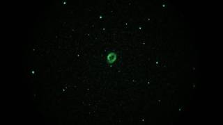 Ring Nebula via Photonis INTENS Night Vision in Real Time [upl. by Alehtse76]