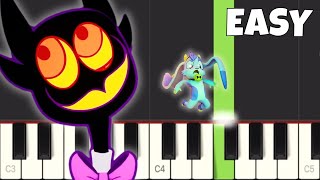 Billie Bust Up  Barnaby Boss Fight  EASY Piano Tutorial [upl. by Ruon]