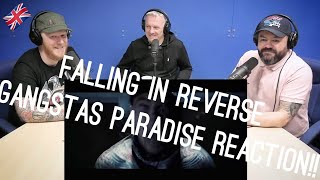 Falling In Reverse quotGangstas Paradisequot REACTION  OFFICE BLOKES REACT [upl. by Olimpia]