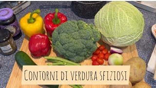 ✨🥬🧅CONTORNI DI VERDURA SFIZIOSI🍅🥦Batch Cooking settimanale✨🌿 [upl. by Melac766]