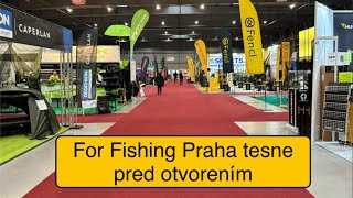 Rybárska TV na For Fishing Praha 2222024 tesne pred otvorením [upl. by Kemble]