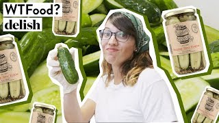 WTF Are Whiskey Pickles  WTFood  Delish [upl. by Larentia]