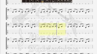 Faithfull Marianne Broken English BASS GUITAR TAB [upl. by Yzmar182]