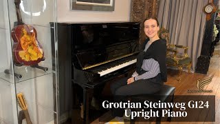 Grotrian Steinweg G124 2008 Upright piano  Review amp Demo  Sherwood Phoenix [upl. by Eniretak]