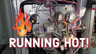 Amana furnace overheating  code E3 fixed [upl. by Tompkins]