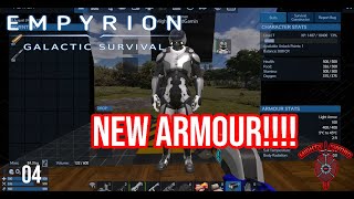 Empyrion  Ep 4 New Armour and Base expansion [upl. by Cirenoj]