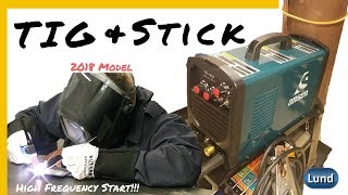 👉2018 Model Ansen 180 AMP TIG amp Stick Welder review [upl. by Devonne]