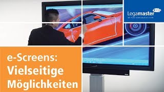 Legamaster eScreens Vielseitige Möglichkeiten [upl. by Ysnil]