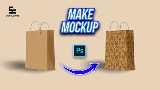 Create Bag Mockup Photoshop Short Tutorial [upl. by Akenit694]