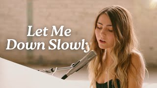 Let Me Down Slowly by Alec Benjamin  acoustic cover by Jada Facer [upl. by Aanas]