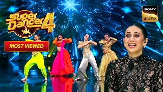 सारे Contestants ने मिलकर दिया Karisma Kapoor को Tribute  Super Dancer 4  Most Viewed [upl. by Doscher746]