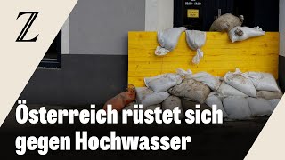 Österreichs Bundesbahn vermeldet Reisewarnung wegen Hochwasser [upl. by Eleazar]