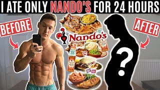 I ate nothing but NANDOS for 24 HOURS and this is what happened [upl. by Price]