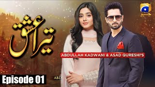 Tera Ishq  Episode 01 Danish Taimoor  Sehar khan  Har Pal Geo  new Pakistani drama [upl. by Avis]