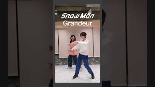 【サビだけ踊ってみた】Grandeur  SnowMan [upl. by Tichon]