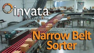 Narrow Belt Sorter NBS 30  Invata Intralogistics [upl. by Maurizio]