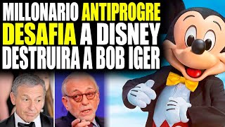 El MILLONARIO que DESAFÍA a DISNEY PROGRE vuelve LOCOS a los MEDIOS W0KE quiere ACABAR con BOB IGER [upl. by Ylatfen]