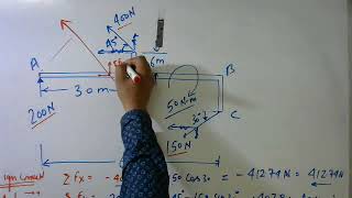 L25Engg Mechanics II Resultant of nonconcurrent coplanar forcesNumerical well explained [upl. by Kimberly731]