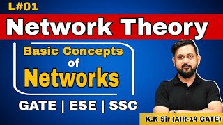 📍 Lect 01 Basic Concepts of Network by Kavindra Krishna Sir  AIR14 GATE [upl. by Aihtela]