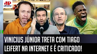 quotO Vinicius Júnior PERDEU A MÃO com o Tiago Leifert cara EU TEMO que elequot TRETA na Seleção [upl. by Oilcareh]