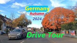 2024 Autumn drive tour in Germany  Bergstrasse [upl. by Aleunam]