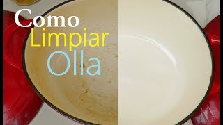 Como Limpiar Olla de Esmalte o Ceramica [upl. by Sirahs]