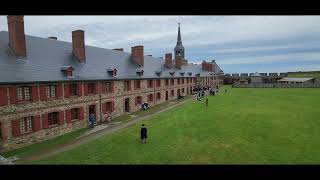 Cannon Fire at the Fortress of Louisbourg Nova Scotia [upl. by Ruscio]