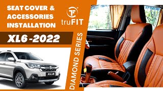 Maruti Suzuki XL6 2022  Seat Cover amp Accessories Installation  truFIT  Manufacturer [upl. by Gerrald215]