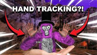 I used HAND TRACKING in gorilla tag [upl. by Ramed]