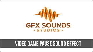 Video Game Pause Sound Effect [upl. by Ortrud284]