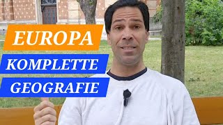 Komplette Geografie Europas in 30 Minuten  Flüsse Berge Sprachen Klima Vegetation Währungen [upl. by Jemie]