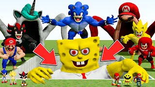 ☢️ NEW SPARTAN KICKING AND FREEZE ALL THE SONIC KONG amp SONIC TAPES amp SEA MONSTER in Garrys Mod [upl. by Cristie171]