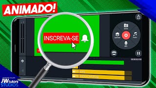 Como Fazer Green screen de Inscrevase e Animar no Kinemaster [upl. by Euqilegna115]