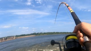 Catfishing a SKETCHY Hydro Dam We got Wrecked BIG FISH Dardanelle dam [upl. by Fridlund296]