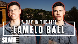 LaMelo Ball Is Paving His Own Wave 🌊 LEAGUE HIM  SLAM Day in the Life [upl. by Ihcalam241]