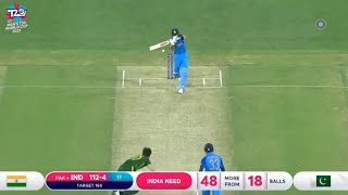 Last over India vs Pakistan T20 World Cup 2022 Highlights Full Match Highlights [upl. by Nodaj]