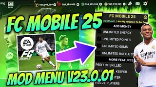 Fc Mobile Mod Menu v23001 Gameplay  Fc Mobile Mod Apk 23001  Fc Mobile 25 Mod Apk [upl. by Fiske]