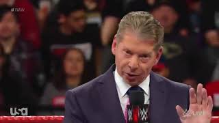 WWE CHAIRMAN Vince McMahon Entrance to Monday Night Raw [upl. by Ecnarretal896]