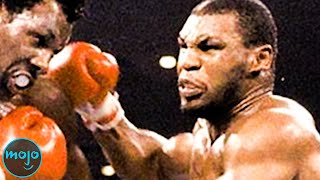 Top 10 Mike Tyson Fights [upl. by Anaeco]