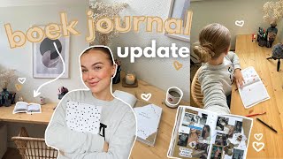 boek journal update ☕️ maandelijkse spreads statistieken en reviews [upl. by Suellen]