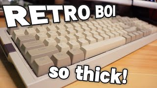 Ajazz AK510 Retro Keyboard Review THICK AF [upl. by Noni479]