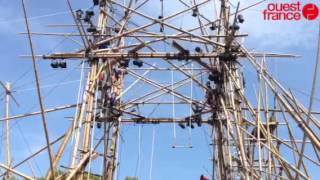 Les artistes de Cirk Vost répètent pour le spectacle de samedi soir [upl. by Ardath]