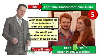 Continuous and Discontinuous Variation  Biology  KS3  Key Stage 3  Mr Deeping [upl. by Chitkara]