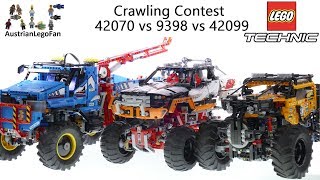 Lego Technic 42070 vs 9398 vs 42099 Which is the best Crawler [upl. by Rekrap]