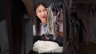 검은 걸레 천엽 통으로 먹방 Whole Towel  Omasum julietasmr 언니가먹어줄게 먹방 먹방asmr mukbang asmr shorts 천엽 [upl. by Alik]