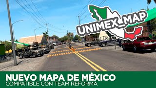 ATS  UNIMEX Map ATS  Mapa del Sur de Mexico [upl. by Liartnod]