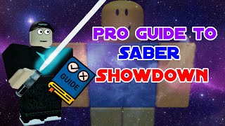 Pro Guide to Roblox Saber Showdown [upl. by Moselle]