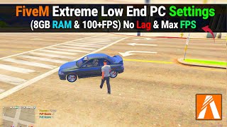 FiveM Ultra LowEnd PC FPS Settings Pack 2024  No Lag amp Max FPS 8GB RAM amp 100FPS [upl. by Bolten]